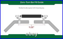 Zero-Turn Bar for One-Hand Operation of Zero-Turn Mowers