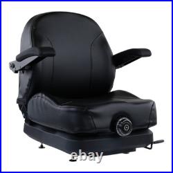 Zero-Turn Black Mower Seat Compatible withExmark Equipment 116-8912