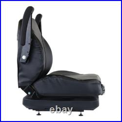 Zero-Turn Black Mower Seat Compatible withExmark Equipment 116-8912