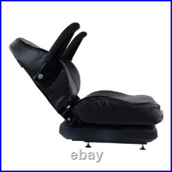 Zero-Turn Black Mower Seat Compatible withExmark Equipment 116-8912