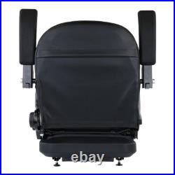 Zero-Turn Black Mower Seat Compatible withExmark Equipment 116-8912