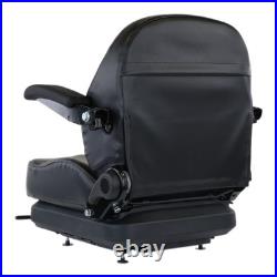 Zero-Turn Black Mower Seat Compatible withExmark Equipment 116-8912