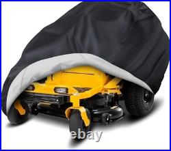 Zero Turn Lawn Mower Cover for Mower with Bagger Attachment Waterproof 600D