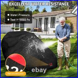 Zero Turn Lawn Mower Cover for Mower with Bagger Attachment Waterproof 600D