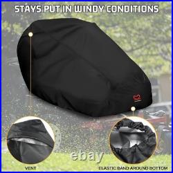 Zero Turn Lawn Mower Cover for Mower with Bagger Attachment Waterproof 600D
