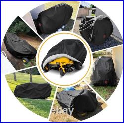 Zero Turn Lawn Mower Cover for Mower with Bagger Attachment Waterproof 600D