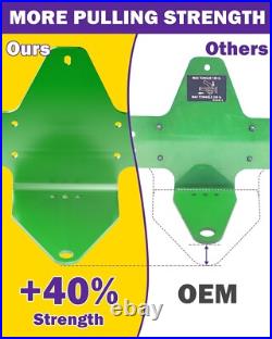 Zero Turn Lawn Mower One-Piece Rear Bumper Hitch with Toolbox for John Deere