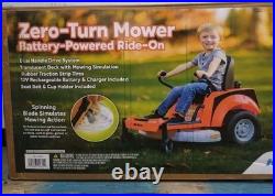 Zero Turn Mower, Battery-powered, 3 To 8 Years, Ride On, 12 Volt WithCharger, 3MPH