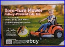 Zero Turn Mower, Battery-powered, 3 To 8 Years, Ride On, 12 Volt WithCharger, 3MPH