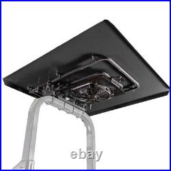 Zero-Turn Mower Canopy with Cooling Fan & LED Lights Black