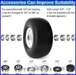 Zero Turn Mower Front Tires 6-Pack with Bearings