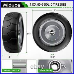 Zero-Turn Mower Front Tires with Precision Bearings