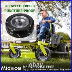 Zero-Turn Mower Front Tires with Precision Bearings