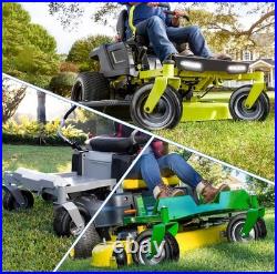 Zero-Turn Mower Front Tires with Precision Bearings