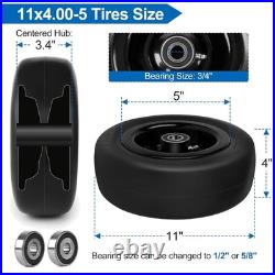 Zero Turn Mower Tires 11x4.00-5 Flat Free Set Zero Turn Mower Tires 11x4.00-5 Flat Free Set
