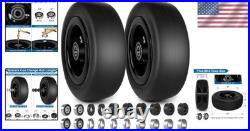 Zero Turn Mower Tires 11x4.00-5 Flat Free Set