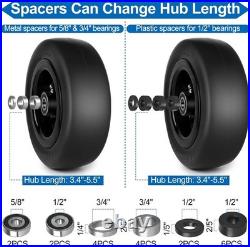 Zero Turn Mower Tires 11x4.00-5 Flat Free Set