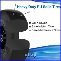 Zero Turn Mower Tires 11x4.00-5 Flat Free Set