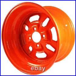 Zero Turn Riding Lawn Mower Garden Tractor RIM WHEEL 14x8 4/4 Orange Steel 4-LUG