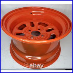 Zero Turn Riding Lawn Mower Garden Tractor RIM WHEEL 14x8 4/4 Orange Steel 4-LUG