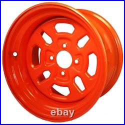 Zero Turn Riding Lawn Mower Garden Tractor RIM WHEEL 14x8 4/4 Orange Steel 4-LUG