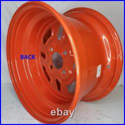 Zero Turn Riding Lawn Mower Garden Tractor RIM WHEEL 14x8 4/4 Orange Steel 4-LUG