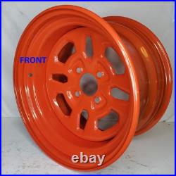 Zero Turn Riding Lawn Mower Garden Tractor RIM WHEEL 14x8 4/4 Orange Steel 4-LUG