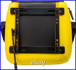 Zero Turn Turf Lawn Mower Seat Yellow with Armrests John Deere