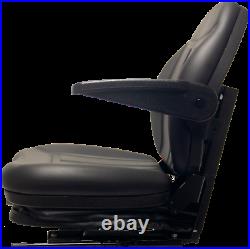 Zero Turn Turf Lawn Mower Seat with Armrests & Suspension John Deere Hustler Ect