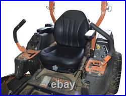 Zero Turn Turf Lawn Mower Seat with Armrests & Suspension John Deere Hustler Ect