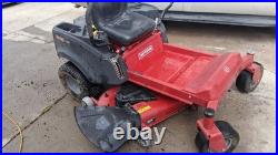 Zero Turn red craftsman 7000 mower 52in 350 hours on it
